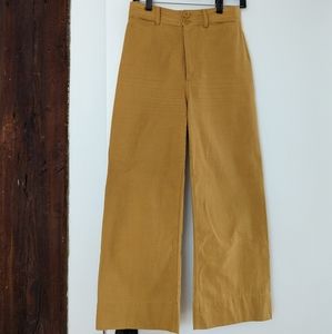 Apiece Apart Classic Merida Pant - Mustard - size 4